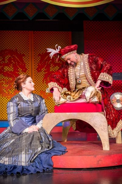 Jessica Morin (Anna Leonowens) and Clay Smith (The King) Photo