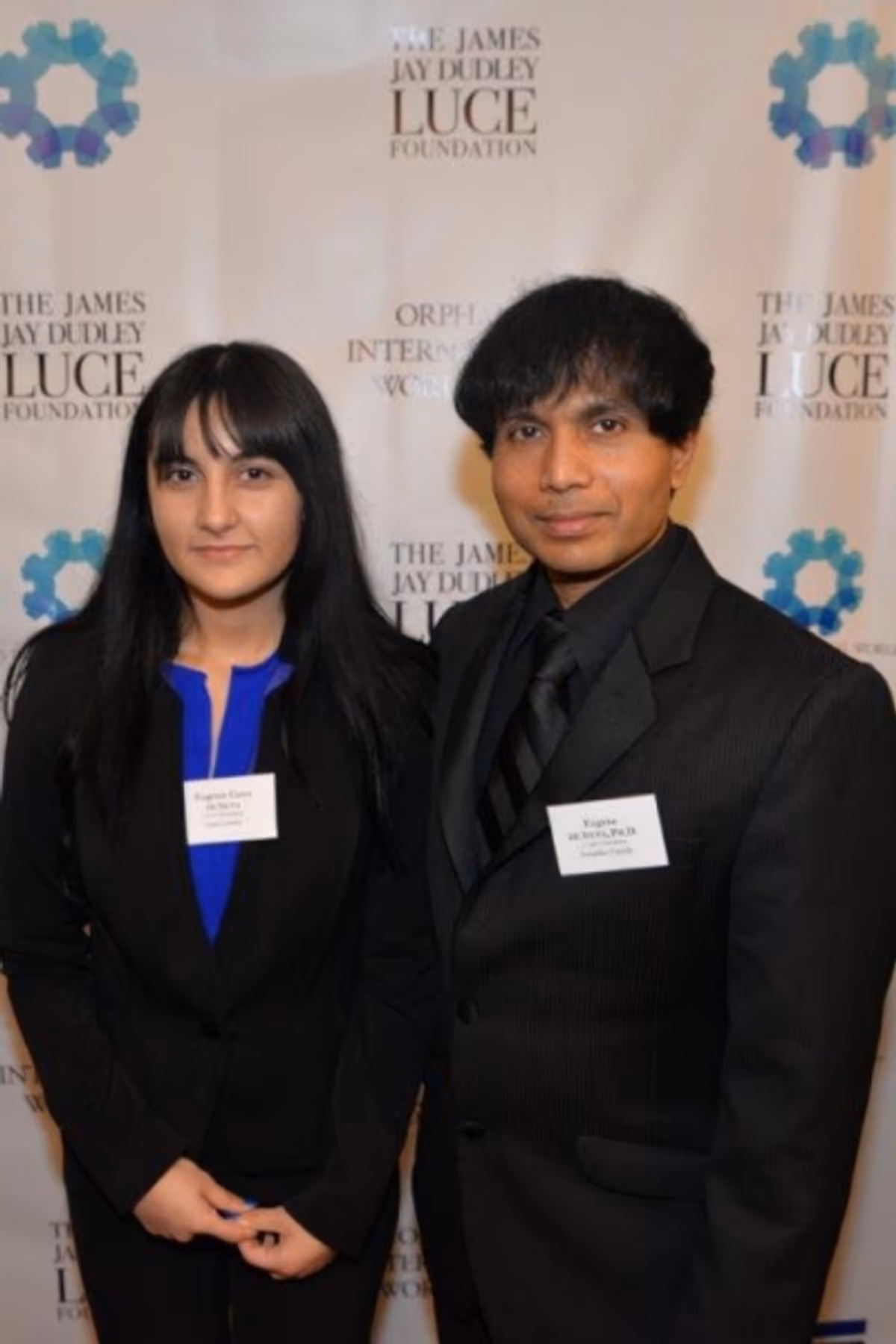 Eugenie Carys De Silva, Eugene De Silva, PhD at 2015 Luce Leader Awards Reception Honors Humanitarians & Future Global Leaders