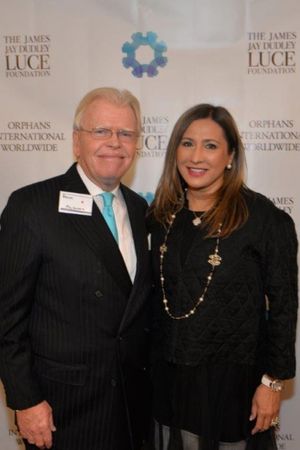 Humanitarians of the year Kevin McGovern and Meera Gandhi Photo
