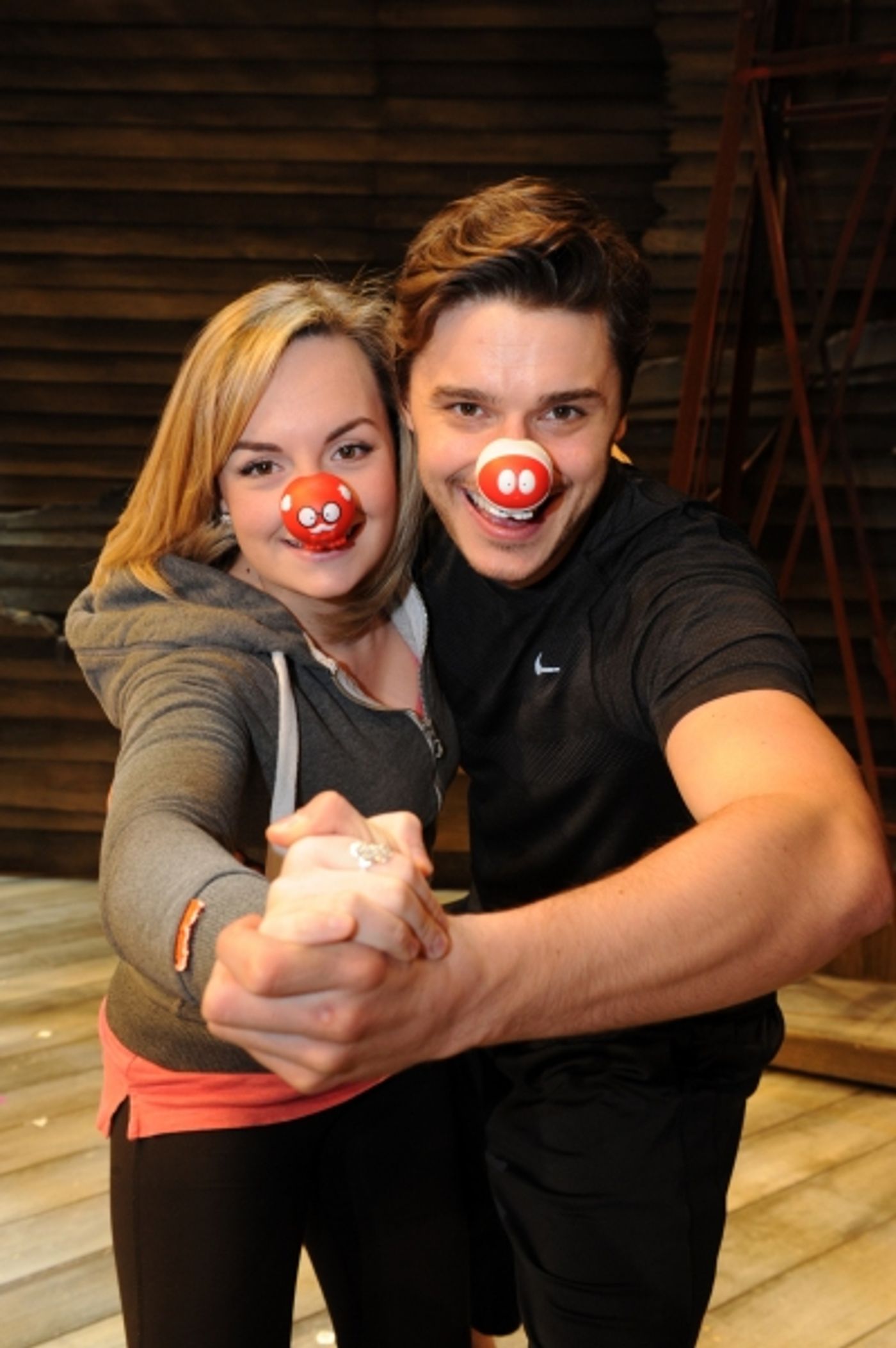 Photo Coverage: Cast Of OKLAHOMA! Ready For Comic Relief!  Image