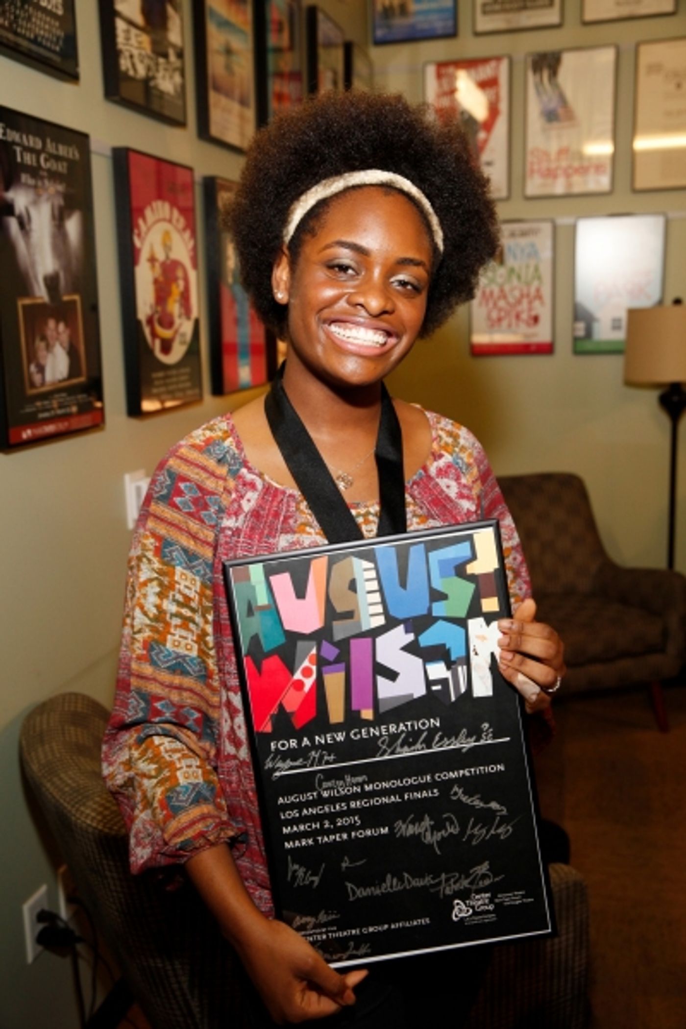 Photo Flash: Shaila Essley Takes 1st Place in CTG's 2015 August Wilson Monologue Competition  Image