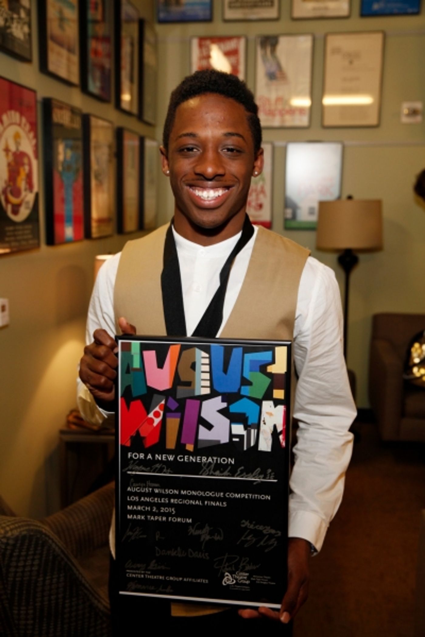 Photo Flash: Shaila Essley Takes 1st Place in CTG's 2015 August Wilson Monologue Competition  Image