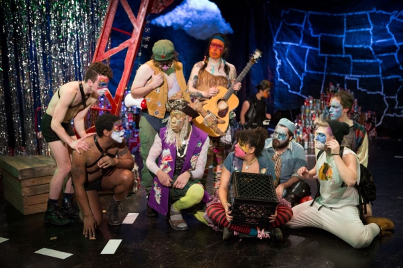 Photo Flash: First Look at THE WALK ACROSS AMERICA FOR MOTHER EARTH, Part of Steppenwolf's GARAGE REP 2015  Image