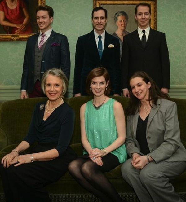 Back row: Charles Rooney, Bill Connington and Paul Neibanck; front row: Carole Monfer Photo