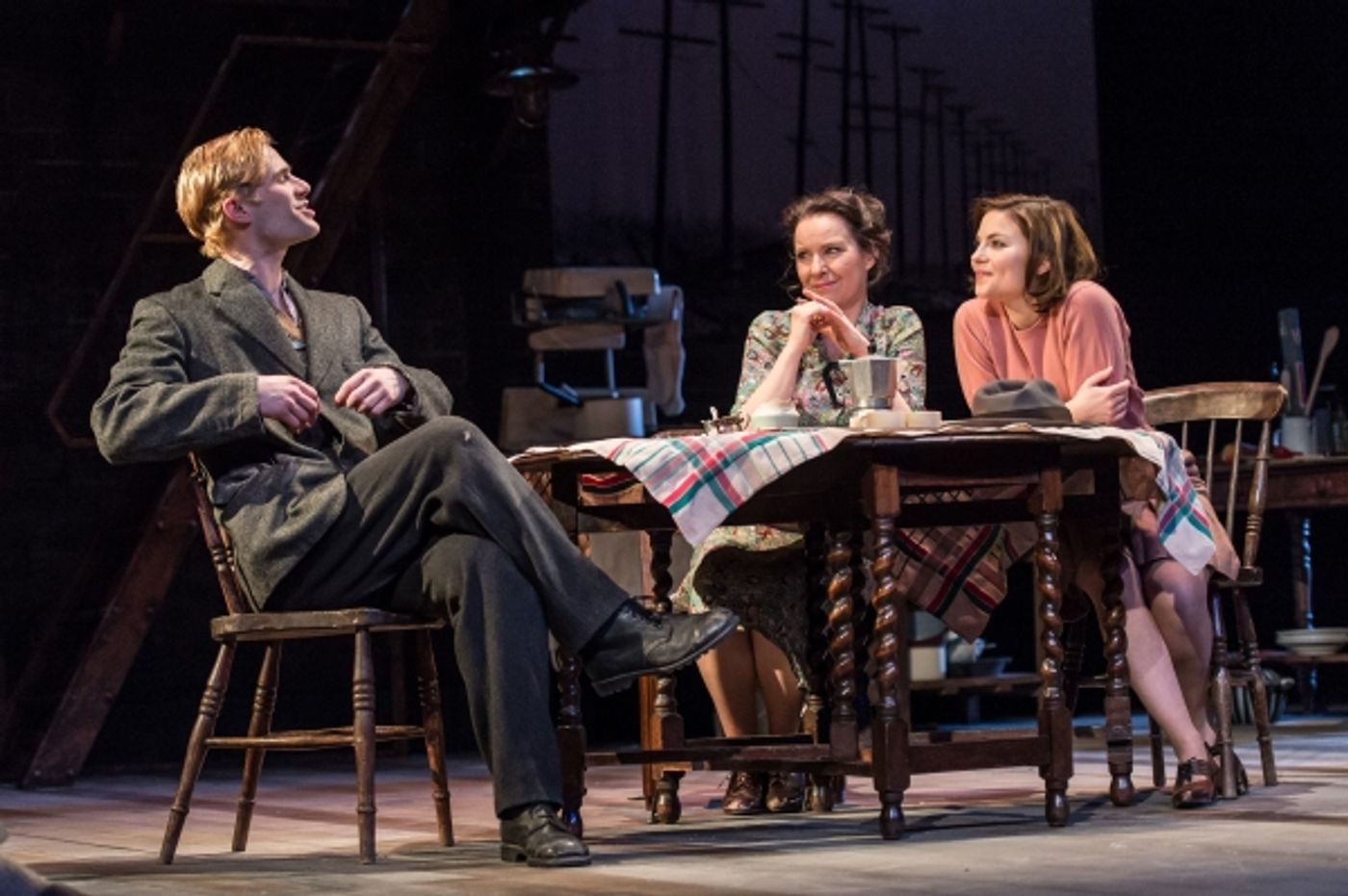 Photo Flash: First Look at Jonathan Guy Lewis, Teresa Banham & More in UK's A VIEW FROM THE BRIDGE  Image