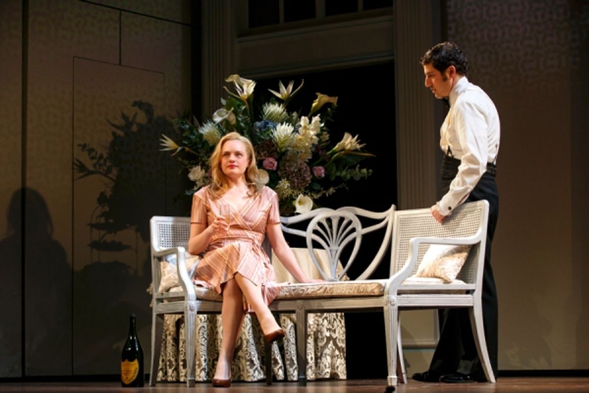 Elisabeth Moss and Jason Biggs at 