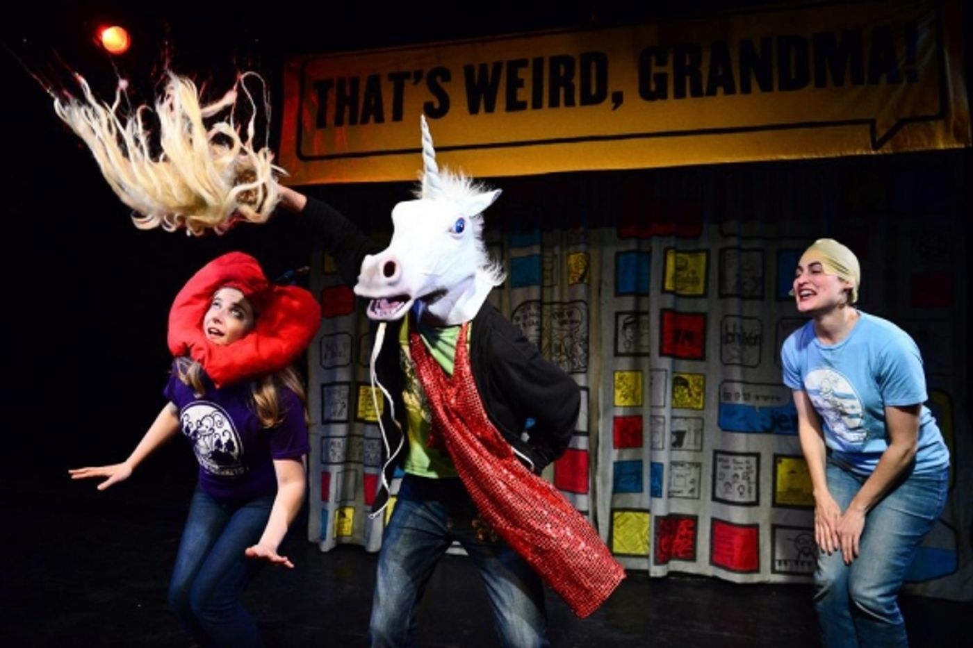 Photo Flash: First Look at Barrel of Monkeys' THAT'S WEIRD, GRANDMA: THE MUSICAL Photo Flash: First Look at Barrel of Monkeys' THAT'S WEIRD, GRANDMA: THE MUSICAL Image