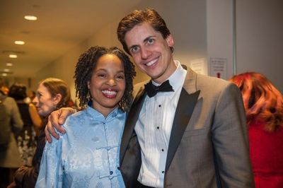 YPC choreographer extraordinaire Jacquie Bird with Francisco Nunez Photo