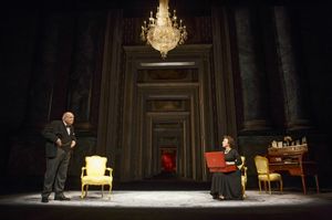 Dakin Matthews (Winston Churchill) and Helen Mirren (Queen Elizabeth II) Photo