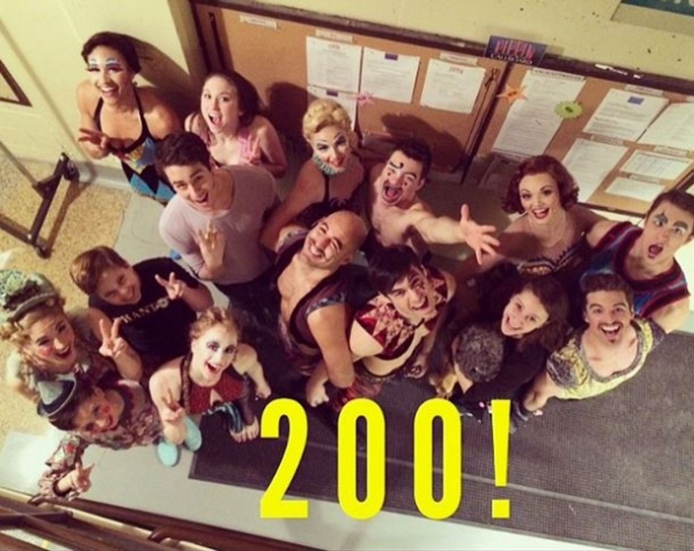 Photo Flash: Saturday Intermission Pics - March 7 - PIPPIN National Tour Celebrates 200 Performances and More!  Image