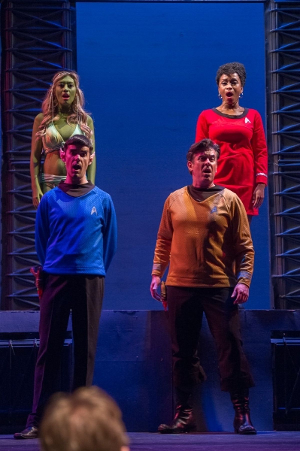 CW from top left: Claire Averill, Shawnette Sulker, Brian Chaney, Robert Norman plans their escape at 