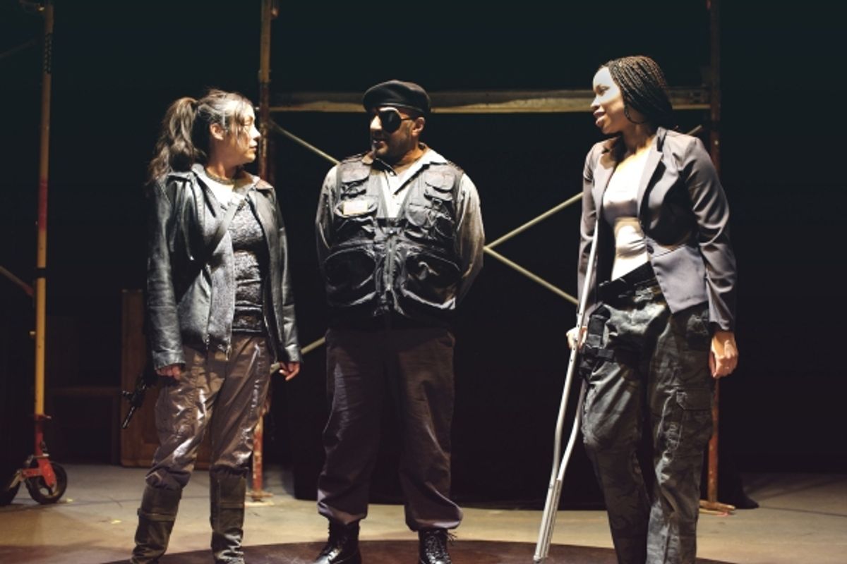 Lisa Vitrano, Monish Bhattacharyya and Danica Riddick at 