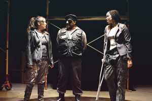 Lisa Vitrano, Monish Bhattacharyya and Danica Riddick Photo