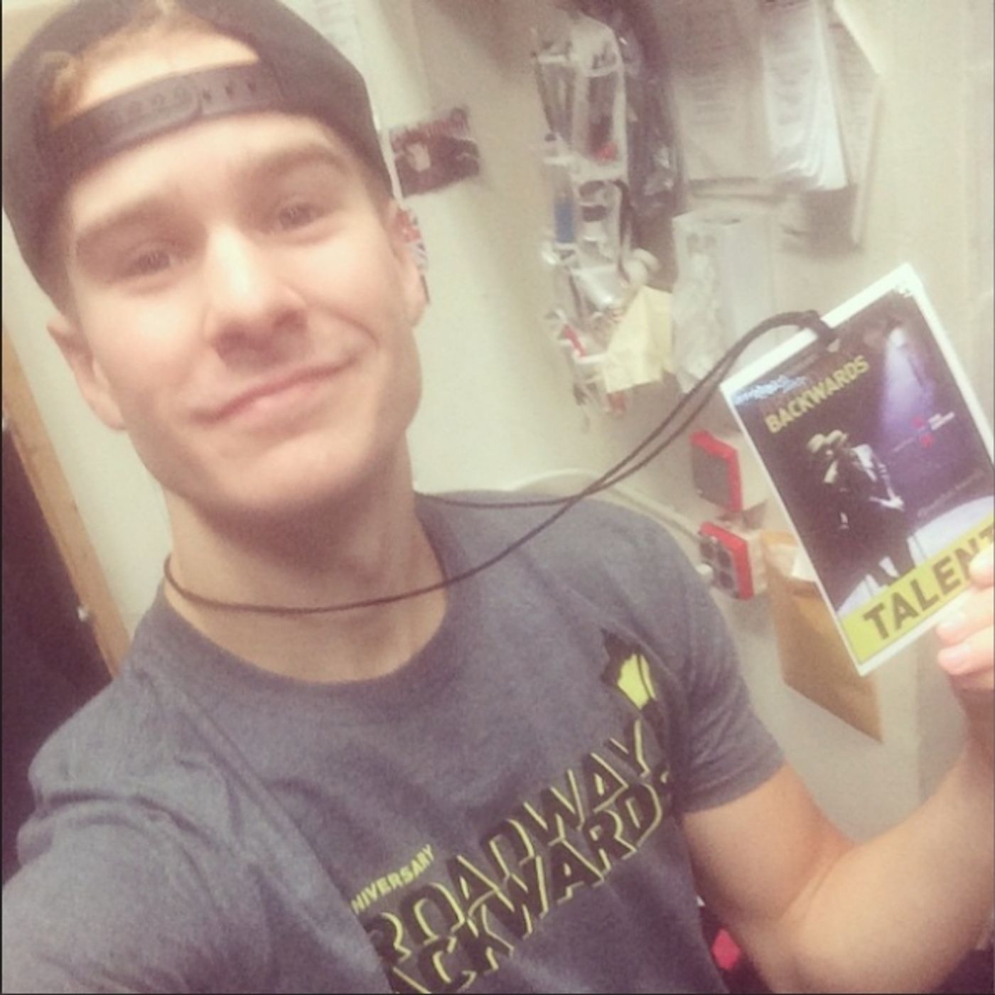 Photo Flash: Ryan Steele Takes Us Backstage at BROADWAY BACKWARDS!  Image