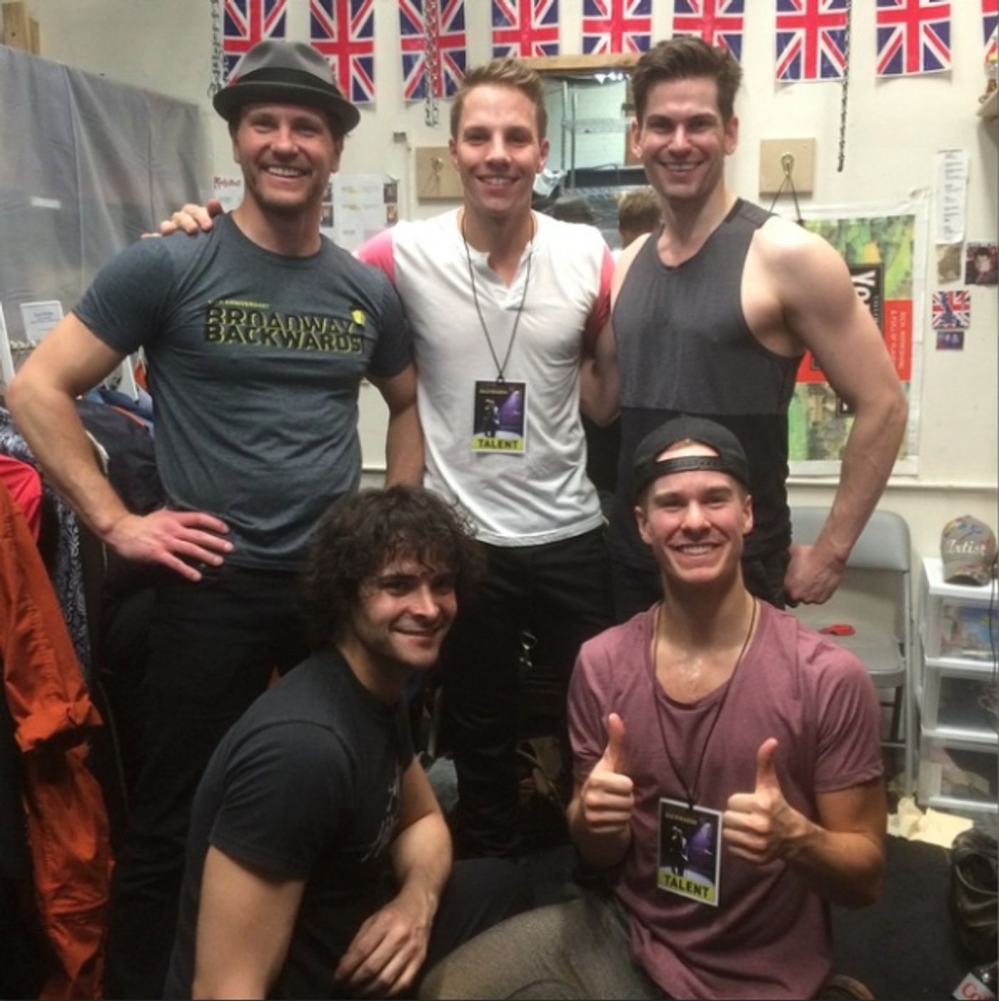 Photo Flash: Ryan Steele Takes Us Backstage at BROADWAY BACKWARDS!  Image