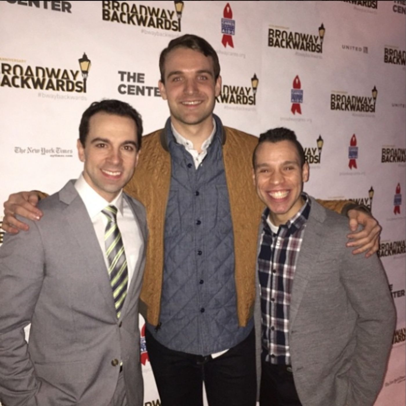 Photo Flash: Ryan Steele Takes Us Backstage at BROADWAY BACKWARDS!  Image