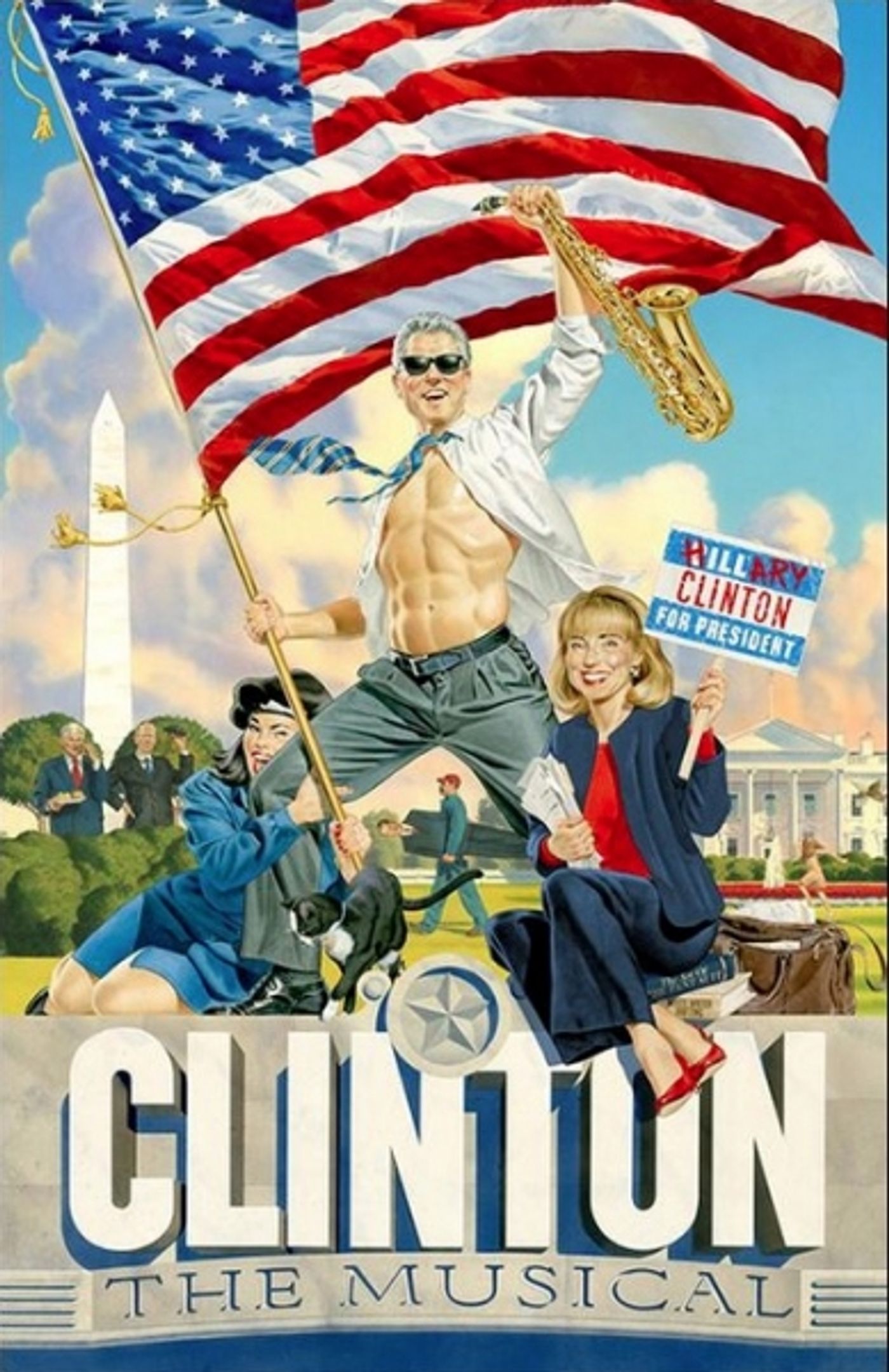 Photo Flash: Poster Art Revealed for CLINTON THE MUSICAL! Photo Flash: Poster Art Revealed for CLINTON THE MUSICAL! Image