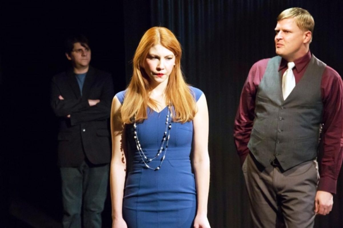 Michael and Rachel Bouchard with Brian Landis Folkins at 