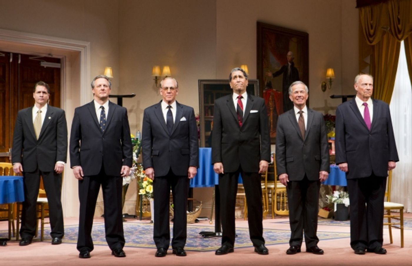 Photo Flash: First Look at Mark Jacoby, Brit Whittle and More in Milwaukee Rep's FIVE PRESIDENTS  Image