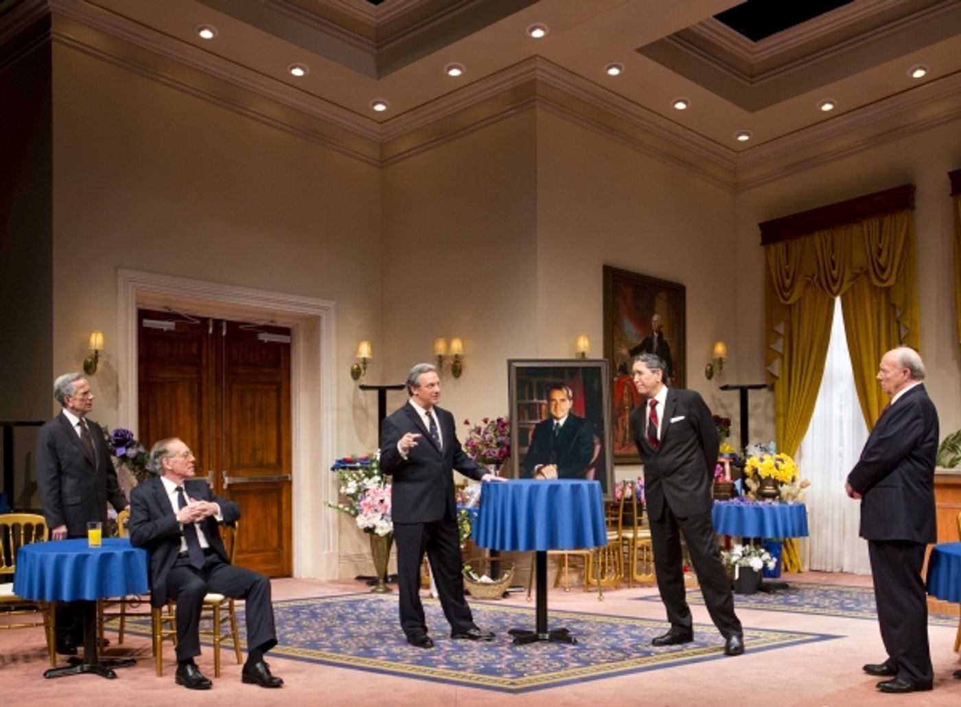 Photo Flash: First Look at Mark Jacoby, Brit Whittle and More in Milwaukee Rep's FIVE PRESIDENTS  Image