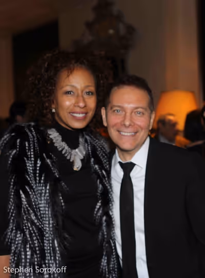Tamara Tunie & Michael Feinstein Photo