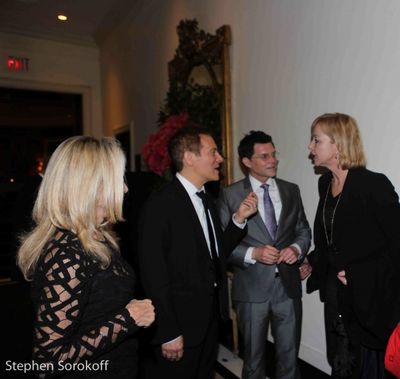 Michael Feinstein, Terrence Flannery, Maria von Nicolai Photo