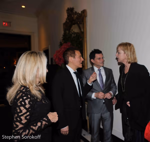 Michael Feinstein, Terrence Flannery, Maria von Nicolai Photo