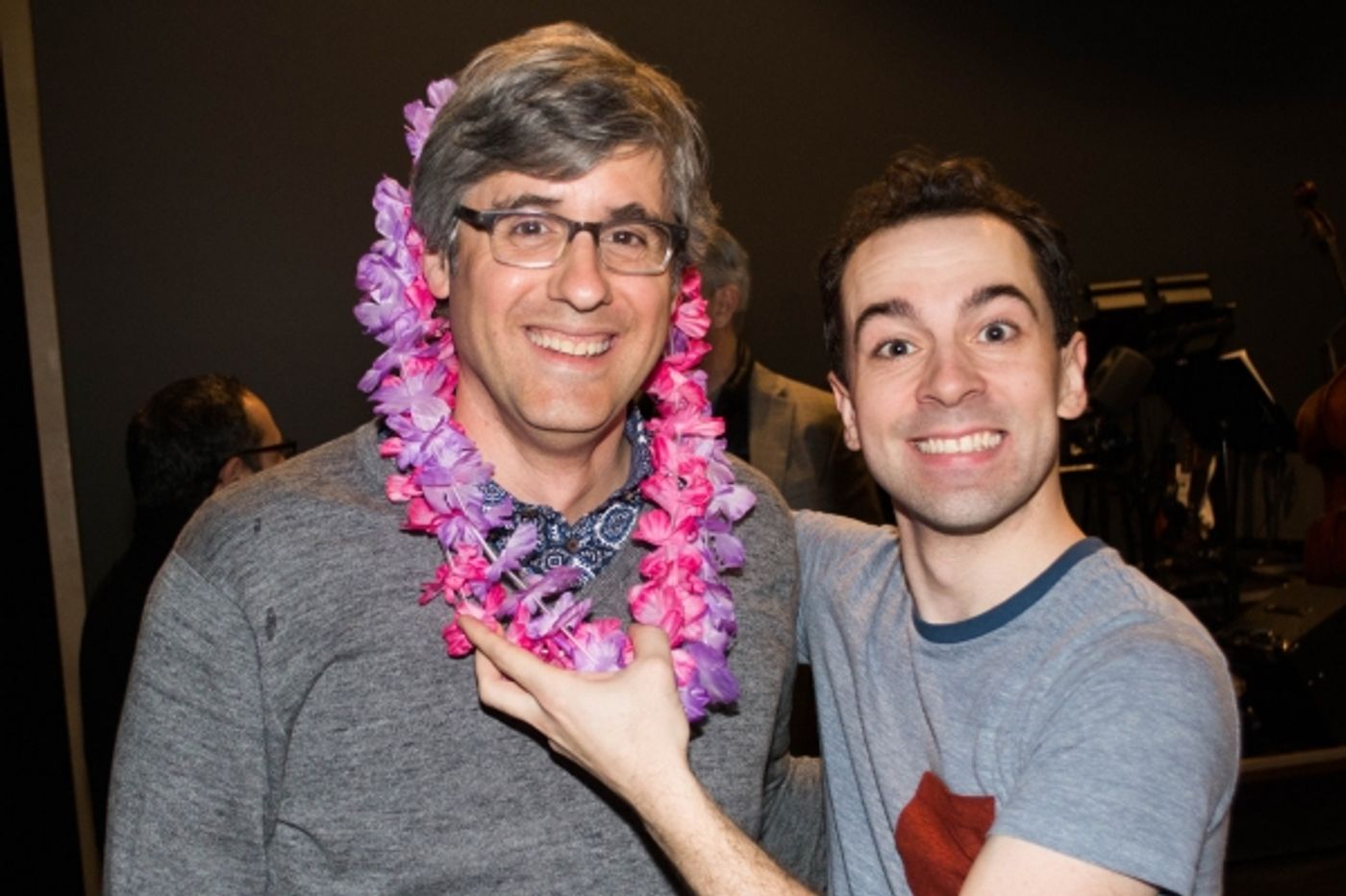 Photo Flash: Judy Collins & Mo Rocca Visit HONEYMOON IN VEGAS on Broadway Image