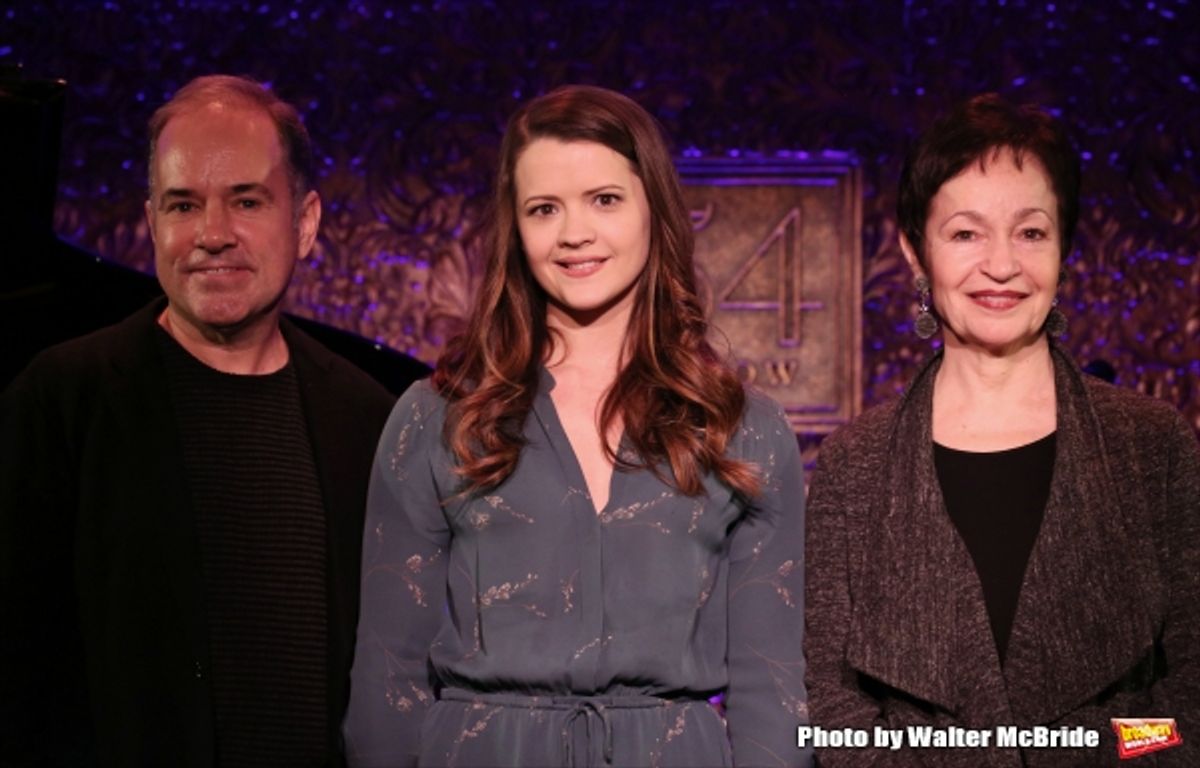 Stephen Flaherty, Rose Hemingway and Lynn Ahrens  at 