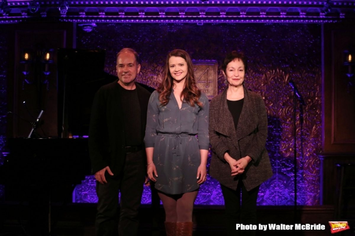 Stephen Flaherty, Rose Hemingway and Lynn Ahrens  at 