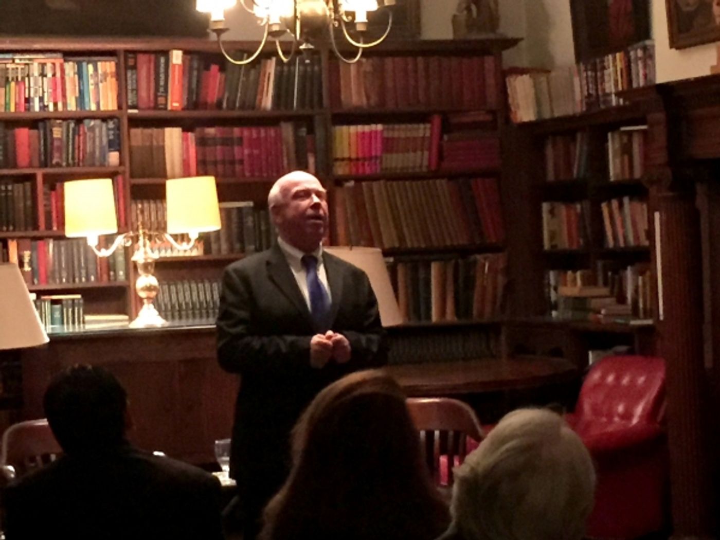 Photo Flash: CHURCHILL's Ronald Keaton Makes Special Appearance at The Players Club  Image