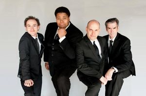 Matthew Crowle, Lorenzo Rush, Jr., Bill Larkin and Will Clinger Photo