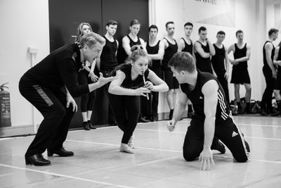 Michael Flatley, Alice Upcott and James Keegan Photo