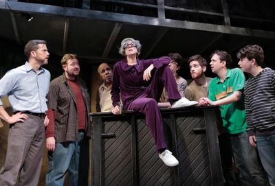 Caron Buinis (center) with (back, left to right), Eric Lindahl, Scott Danielson, Rand Photo