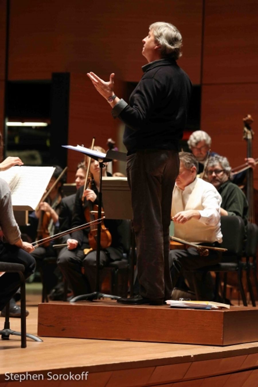 Photo Coverage: The Maestro Had The Wrong Score On His Music Stand - The American Classical Orchestra Rehearsal Image