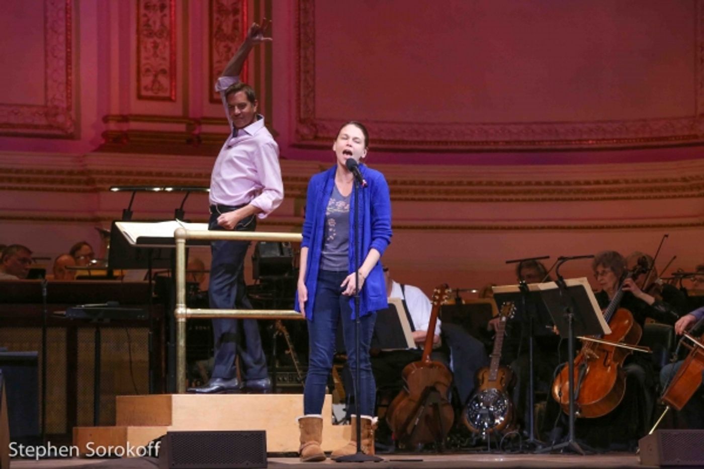 Photo Coverage: In Rehearsal for the New York Pops with Sutton Foster! Photo Coverage: In Rehearsal for the New York Pops with Sutton Foster! Image