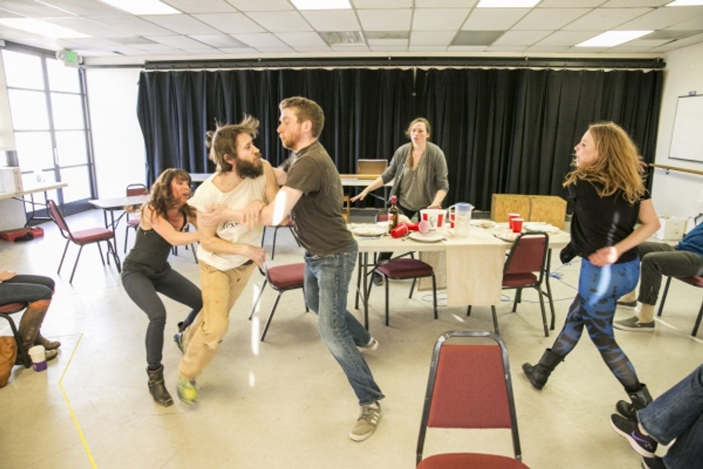 Photo Flash: In Rehearsal with the World Premiere of THIEVES in North Hollywood Photo Flash: In Rehearsal with the World Premiere of THIEVES in North Hollywood Image