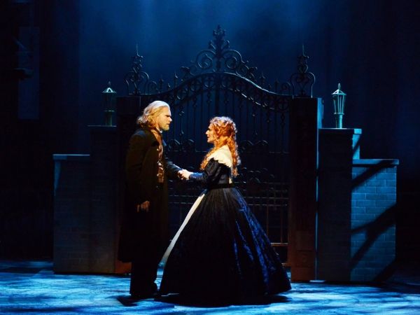 Valjean (Gregg Goodbrod) and Cosette (Siri Howard) Photo