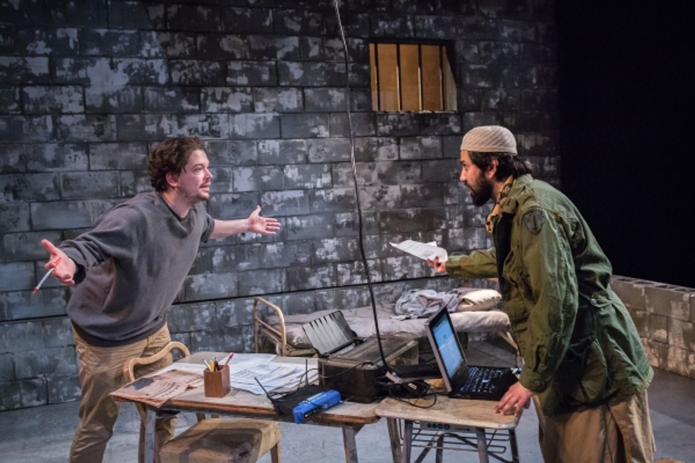 Photo Flash: First Look at THE INVISIBLE HAND at Artists Rep  Image