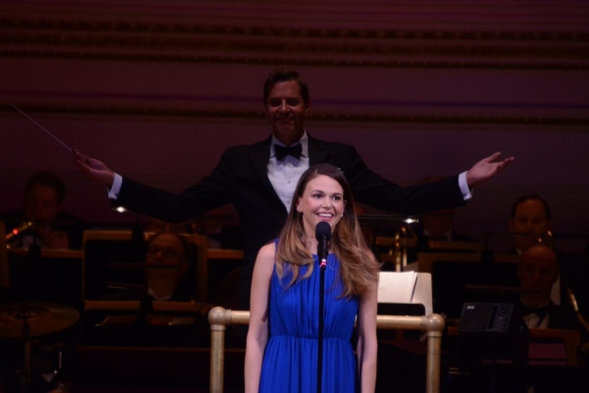 Steven Reineke and Sutton Foster at 