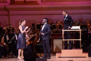 Sutton Foster, Joshua Henry and Steven Reineke @ BroadwayWorld Sutton Foster, Joshua Henry and Steven Reineke Photo