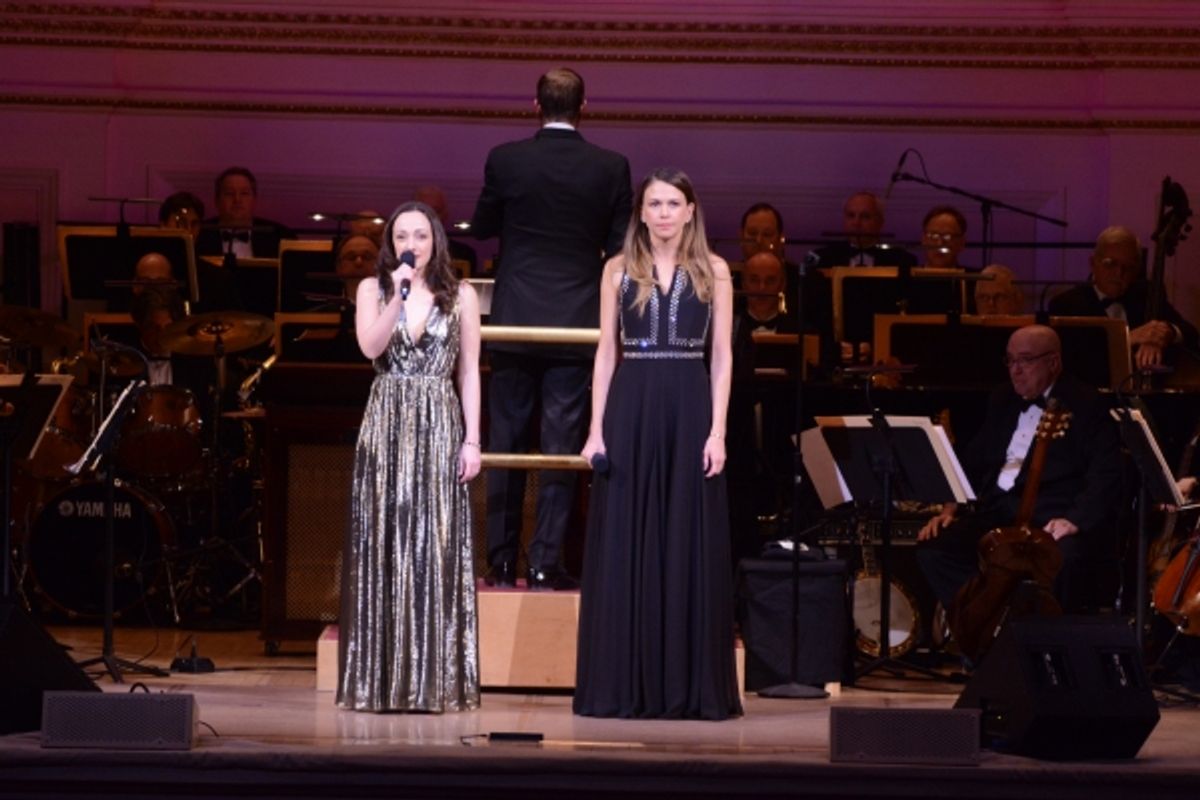 Megan McGinnis and Sutton Foster at 