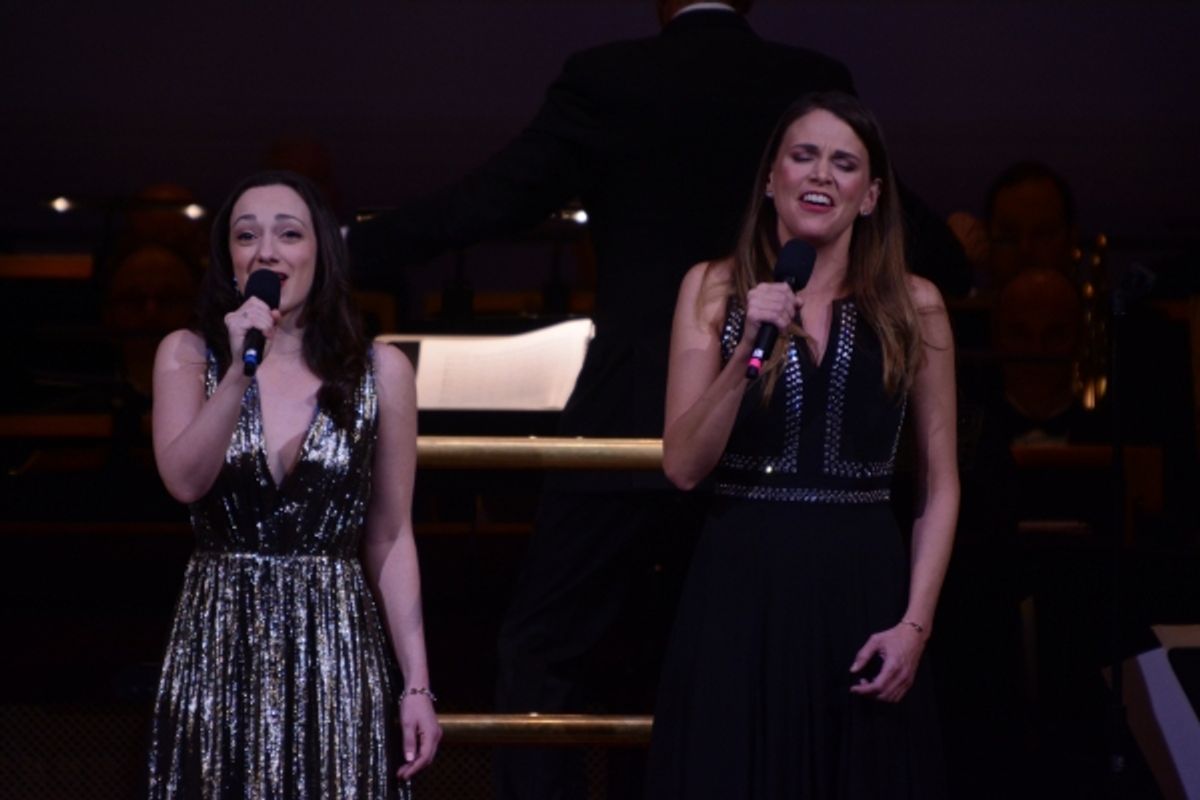 Megan McGinnis and Sutton Foster at 