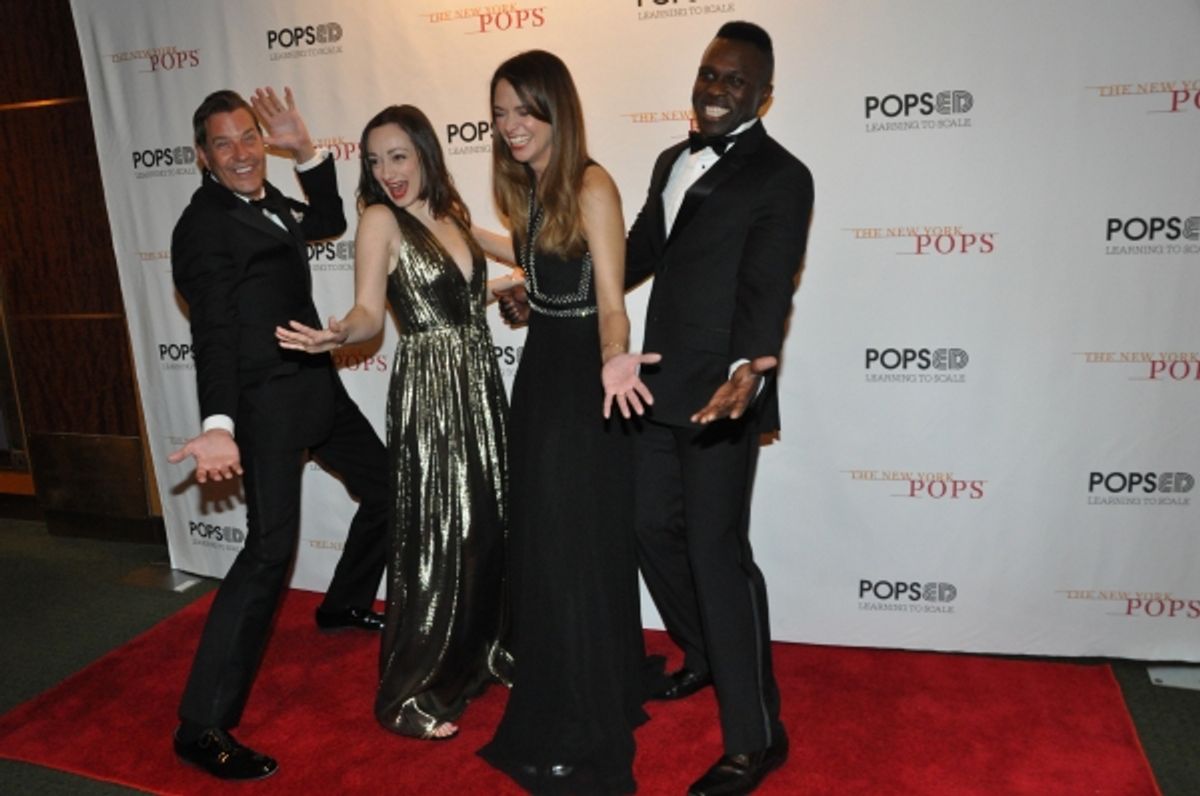 Steven Reineke, Megan McGinnis, Sutton Foster and Joshua Henry at 