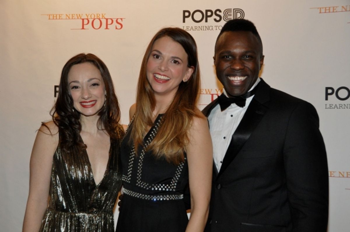 Megan McGinnis, Sutton Foster and Joshua Henry at 