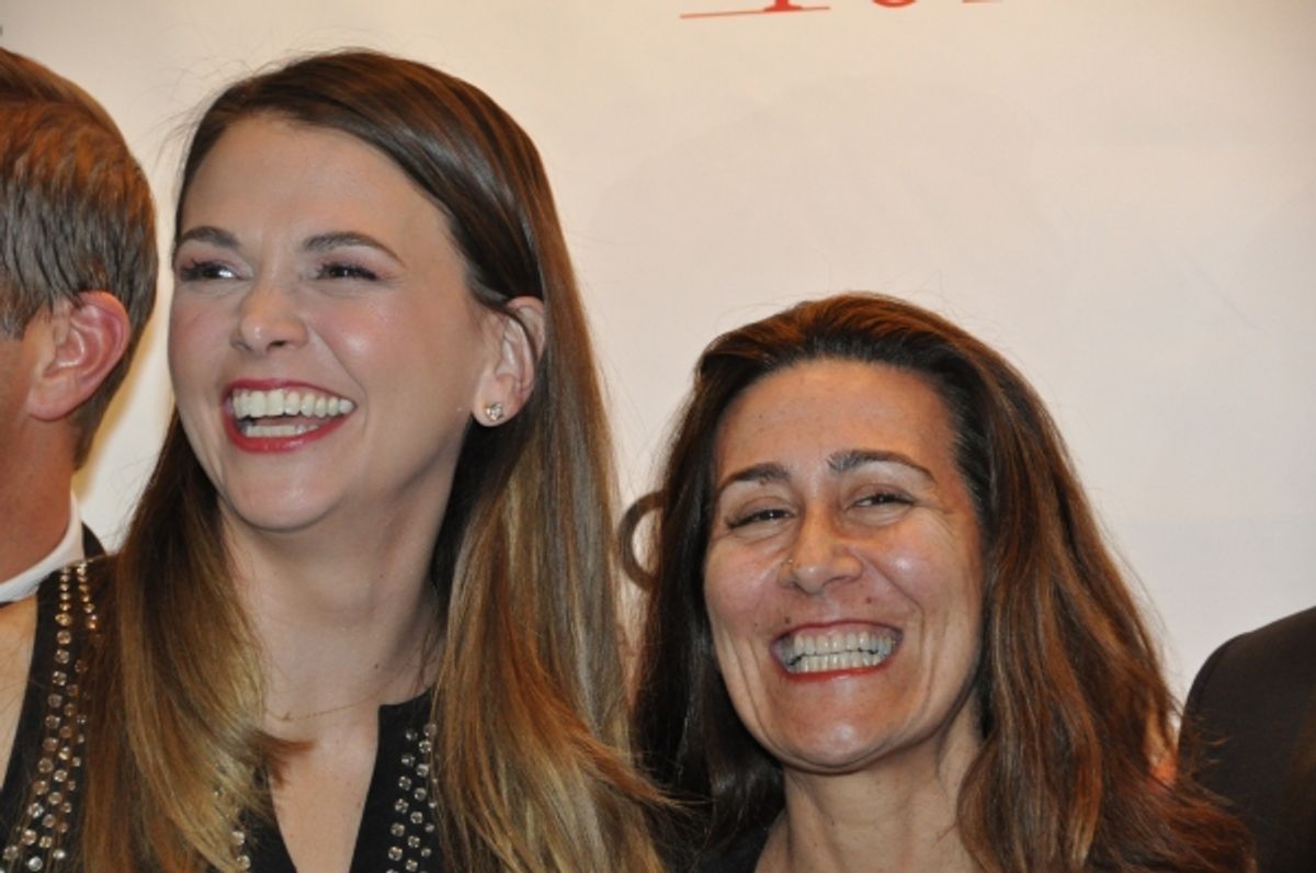 Sutton Foster and Jeanine Terori at 