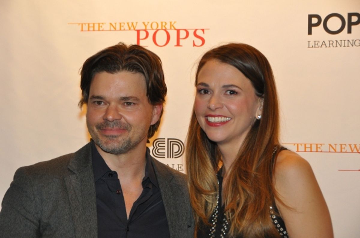 Hunter Foster and Sutton Foster at 