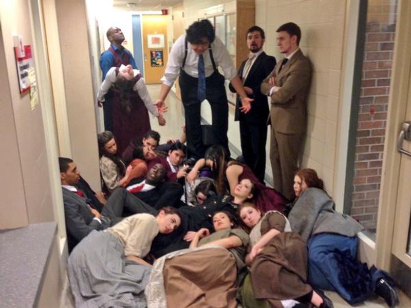 Photo Flash: Saturday Intermission Pics - 3/14 - HONEYMOON IN VEGAS Cast Celebrates Pi Day, and More! — photo 14 of 14