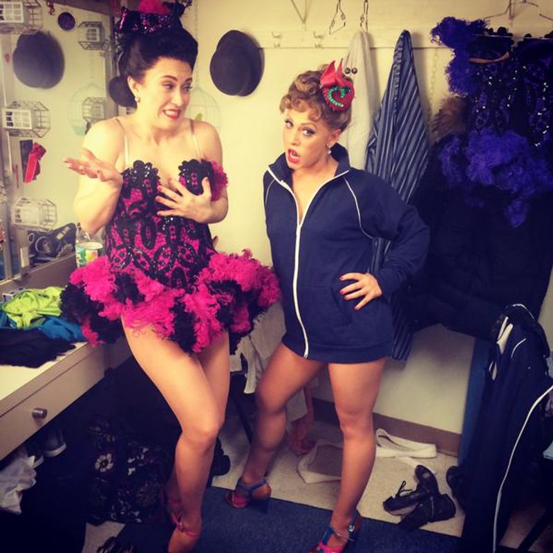 Photo Flash: Saturday Intermission Pics - 3/14 - HONEYMOON IN VEGAS Cast Celebrates Pi Day, and More! — photo 1 of 14