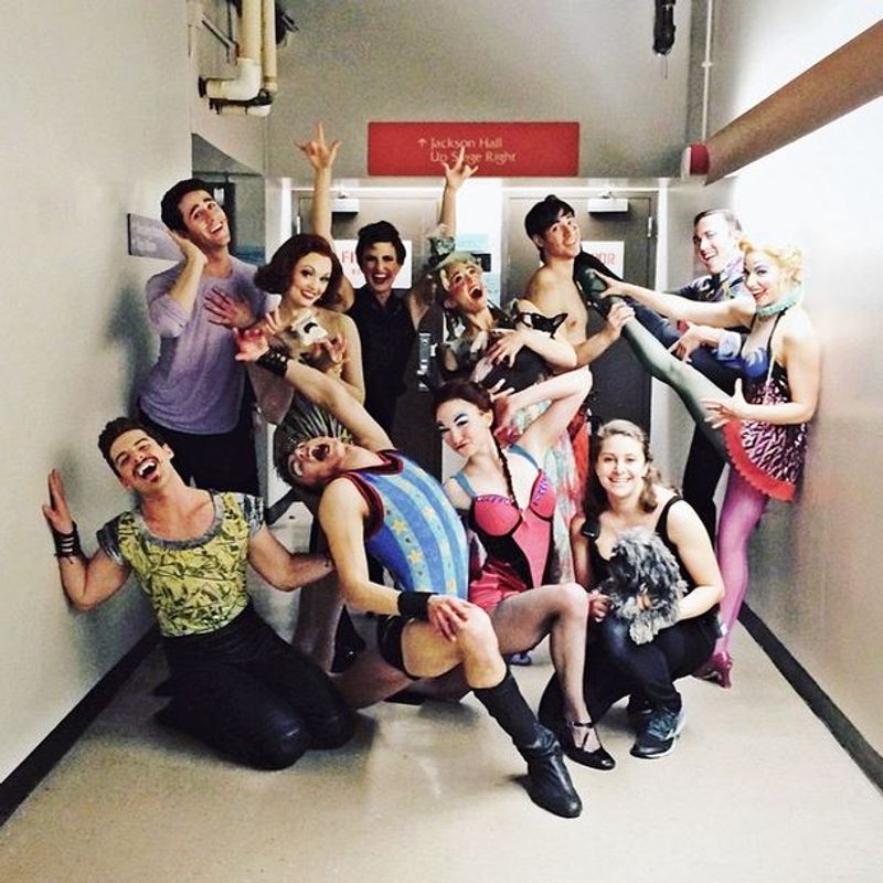 Photo Flash: Saturday Intermission Pics - 3/14 - HONEYMOON IN VEGAS Cast Celebrates Pi Day, and More! — photo 3 of 14